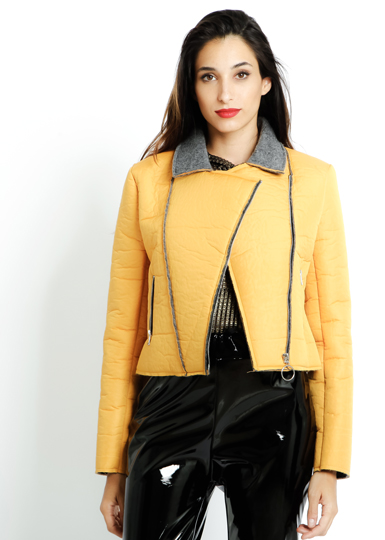 Italian fashion padded jackets and coats for women, created and designed in Italy for wholesale fashion distributors in the United States of America, Middle East, Asia and Europe market